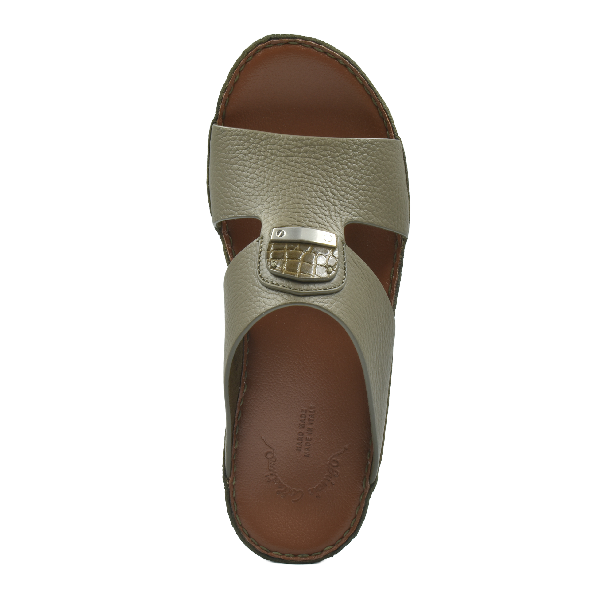 Peninsula Marca Deer Croco Buckle