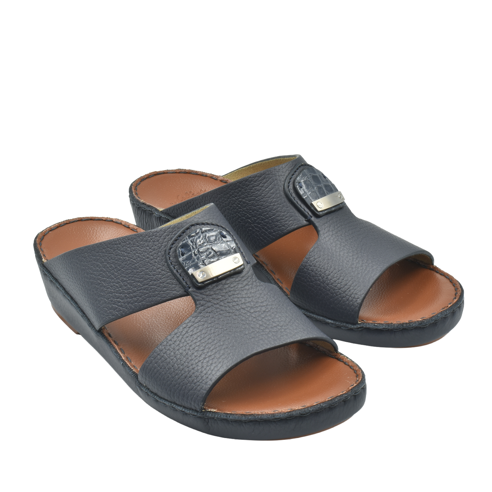 Peninsula Marca Deer Croco Buckle