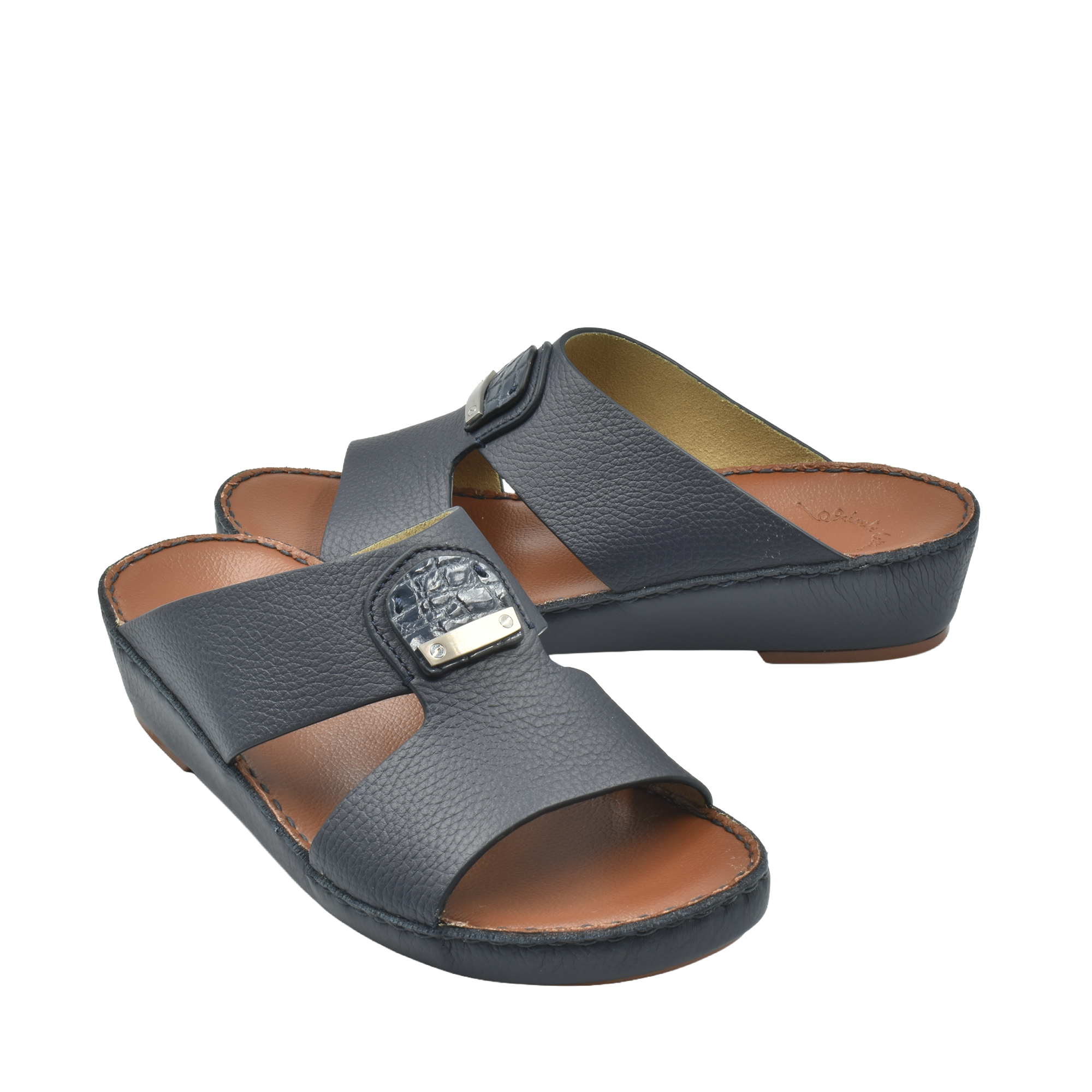 Peninsula Marca Deer Croco Buckle