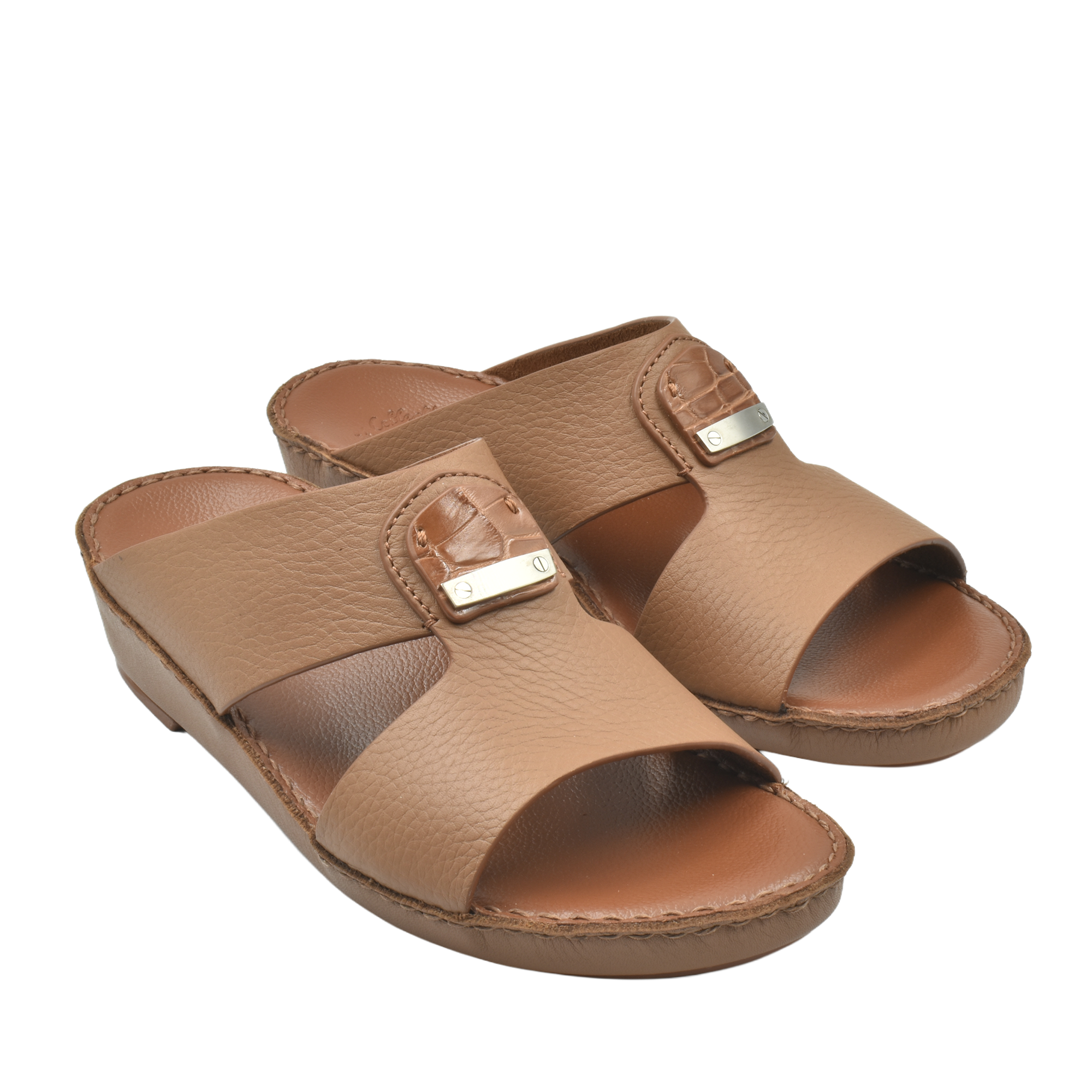 Peninsula Marca Deer Croco Buckle